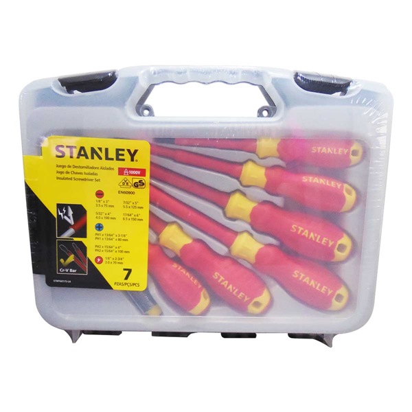 Bộ tua vít cách điện 7 cây Stanley STMT60175