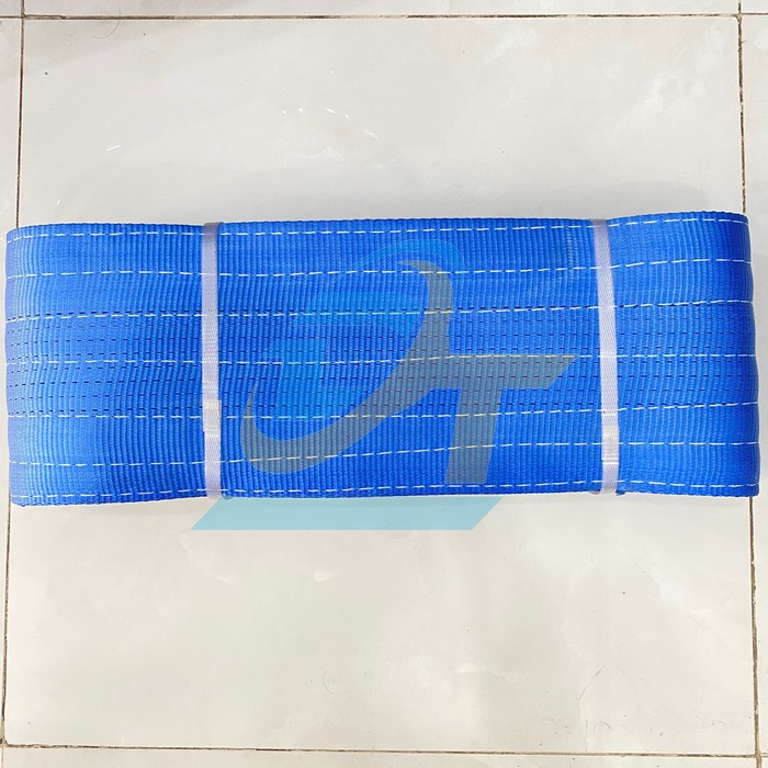Cáp vải cẩu hàng 8 tấn x 6m bản 200mm màu xanh China