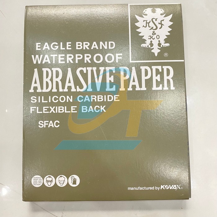 Giấy nhám nước 9x11" Kovax (Mã Lai) P120 P120 Kovax | Giá rẻ nhất - Công Ty TNHH Thương Mại Dịch Vụ Đạt Tâm