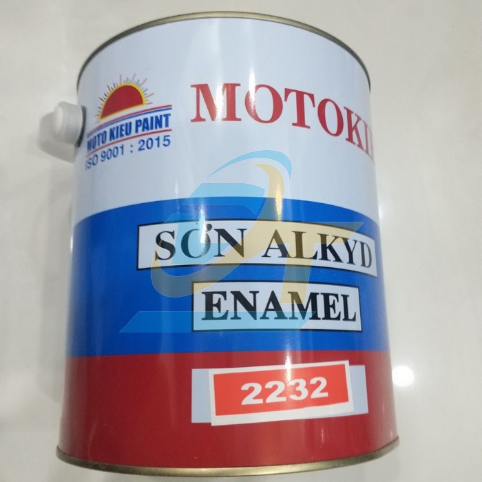 Sơn dầu Alkyd bóng màu cam 2232 3kg/thùng Motokieu