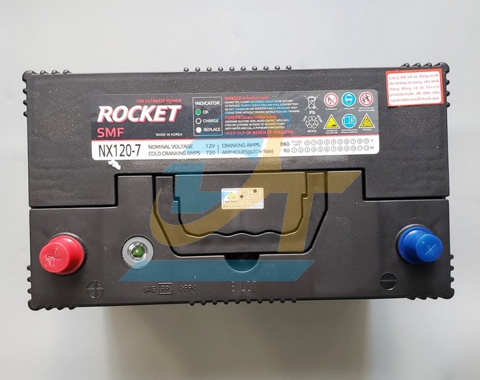 Ắc quy khô Rocket SMF NX120-7 (12V-90AH)