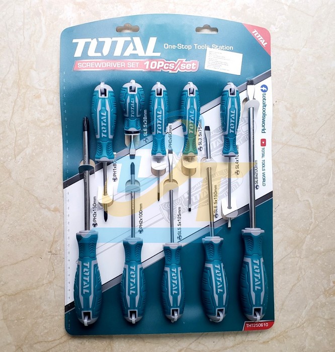 Bộ tua vít 10 chi tiết Total THT250610