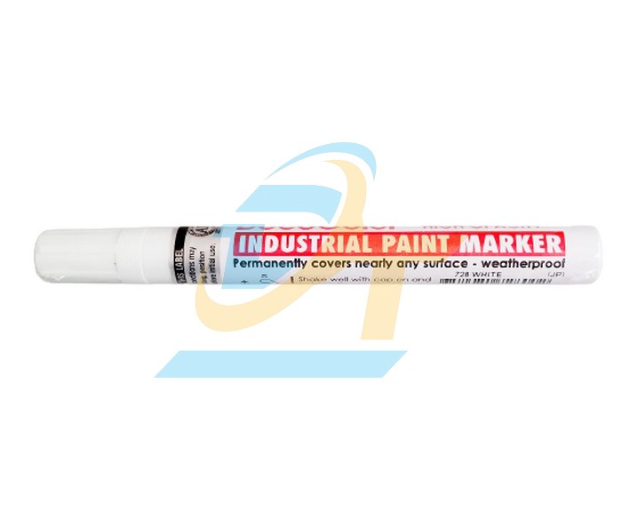 Bút sơn Marvy Industrial Paint Marker 728 2mm - Màu trắng