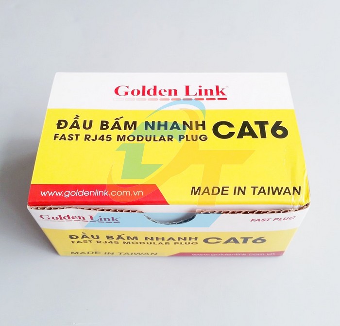 Đầu bấm mạng RJ45 Cat.6 UTP (Xuyên thấu) Golden Link GL-20056