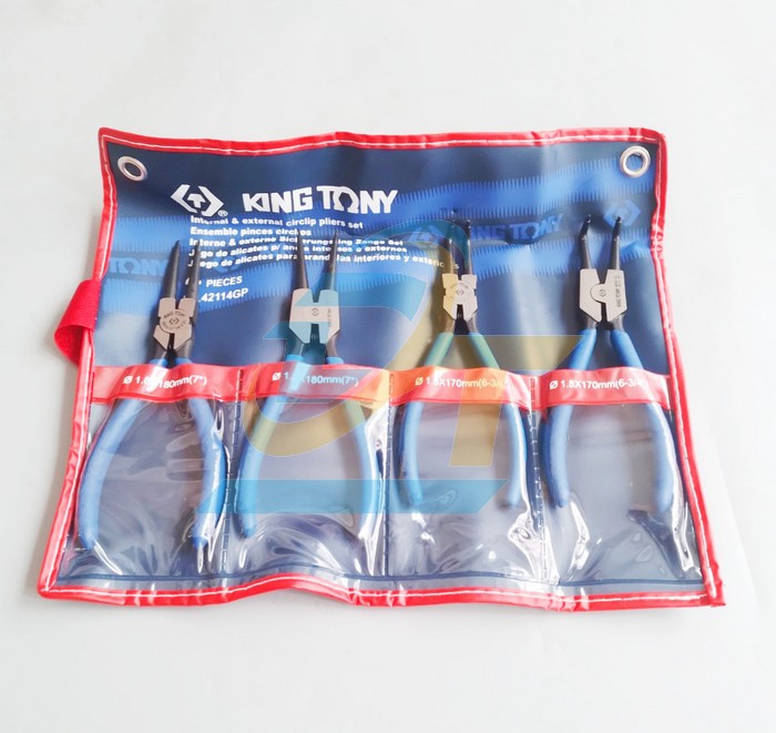 Bộ kìm mở phe 4 chi tiết Kingtony 42114GP  KingTony | Giá rẻ nhất - Công Ty TNHH Thương Mại Dịch Vụ Đạt Tâm