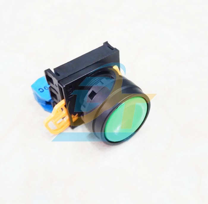 Nút nhấn nhả không đèn 24V phi 22 màu xanh lá Idec YW1B-M1E10G (1NO)