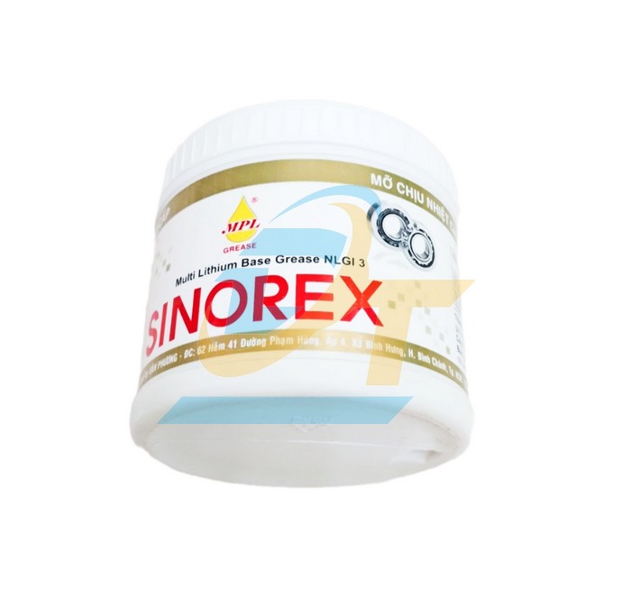 Mỡ chịu nhiệt đa năng Sinorex Grease NLGI 3 (400g)