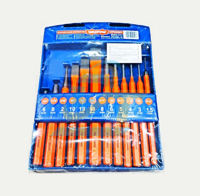 Bộ mũi đục sắt 12 chi tiết 6-15mm Wadfow WCC8312