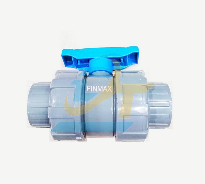 Van nhựa PVC 2 đầu rắc co Finmax phi 21