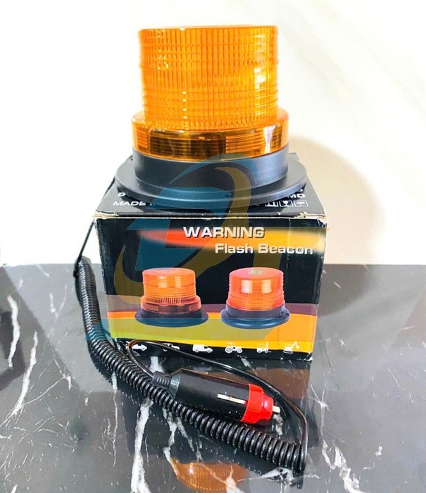Đ&egrave;n led xoay chớp cảnh b&aacute;o đế nam ch&acirc;m cắm tẩu 12-24V
