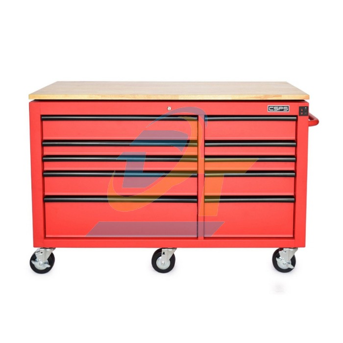 Tủ dụng cụ 142cm  10 hộc k&eacute;o m&agrave;u đỏ