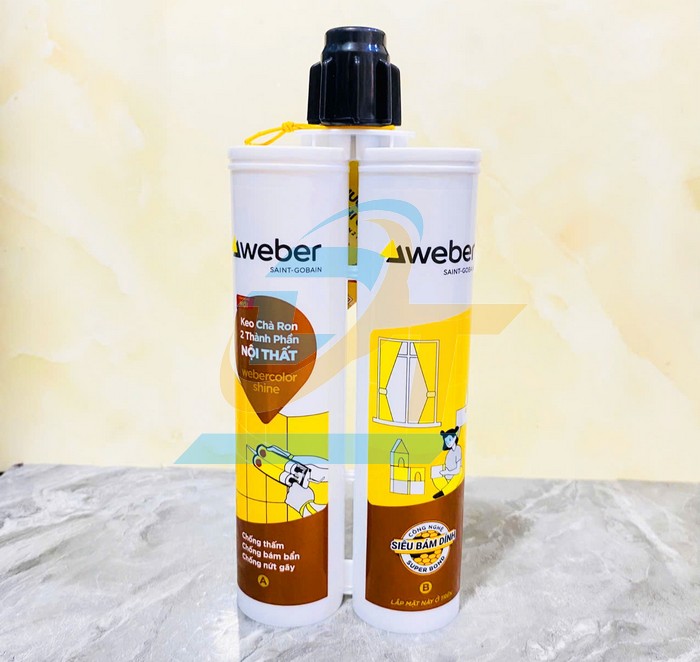 Keo ch&agrave; ron Epoxy 2 th&agrave;nh phần cao cấp Webercolor shine