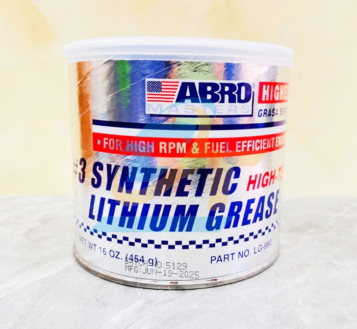 Mỡ b&ograve; Synthetic Lithium Grease 454g Abro LG-990