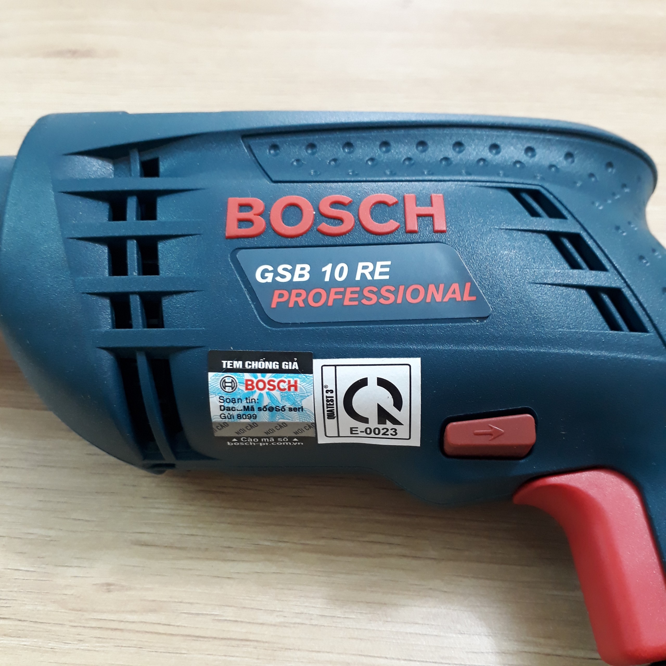 Máy khoan động lực 500W Bosch GSB 10 RE GSB10RE Bosch | Giá rẻ nhất - Công Ty TNHH Thương Mại Dịch Vụ Đạt Tâm