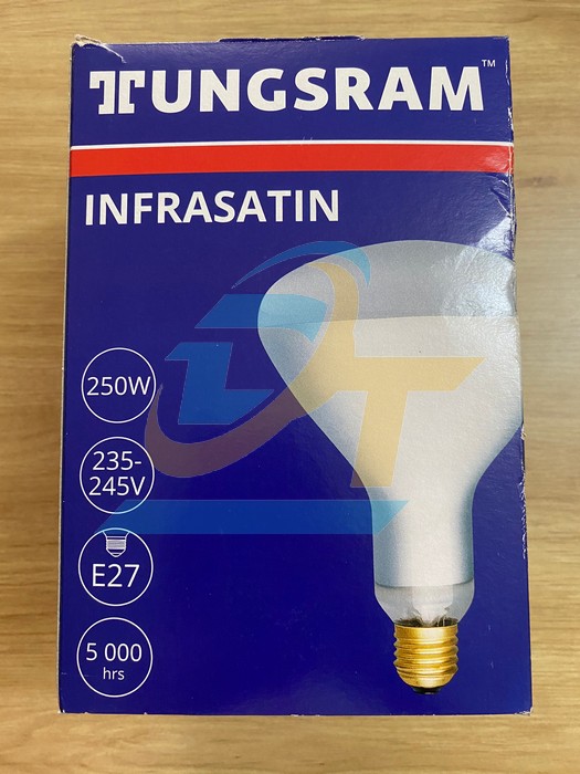 Bóng đèn hồng ngoại 250W Tungsram  Tungsram | Giá rẻ nhất - Công Ty TNHH Thương Mại Dịch Vụ Đạt Tâm