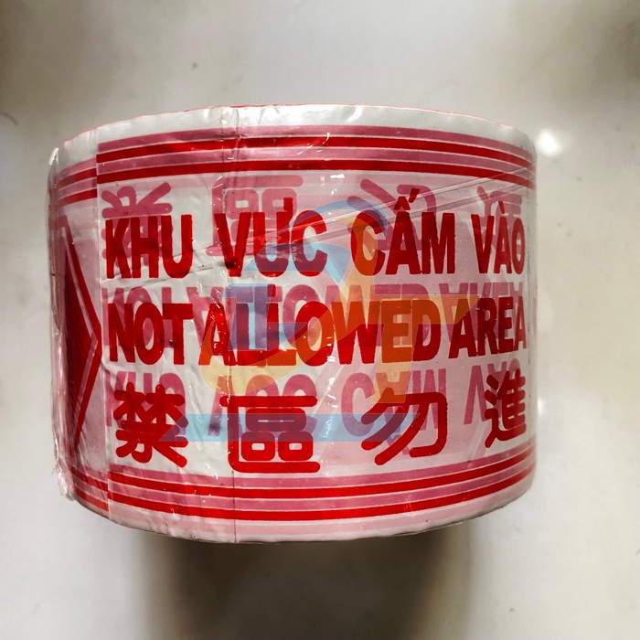 Cuộn băng rào cảnh báo trắng đỏ - Lõi giấy  VietNam | Giá rẻ nhất - Công Ty TNHH Thương Mại Dịch Vụ Đạt Tâm