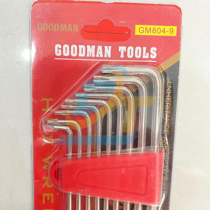 Bộ lục giác hoa thị 9 chi tiết Goodman GM804-9 GM804-9 Goodman | Giá rẻ nhất - Công Ty TNHH Thương Mại Dịch Vụ Đạt Tâm