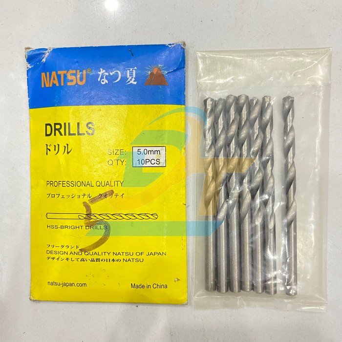 Mũi khoan sắt 5mm Nastu  Natsu | Giá rẻ nhất - Công Ty TNHH Thương Mại Dịch Vụ Đạt Tâm