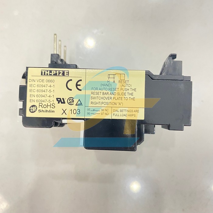 Relay nhiệt Shihlin TH-P12 E 15A (12A-18A) TH-P12 E 15A Shihlin | Giá rẻ nhất - Công Ty TNHH Thương Mại Dịch Vụ Đạt Tâm