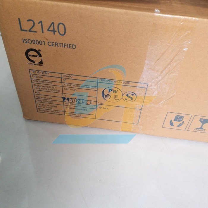 Chậu rửa Lavabo treo tường Caesar L2140 L2140 Caesar | Giá rẻ nhất - Công Ty TNHH Thương Mại Dịch Vụ Đạt Tâm