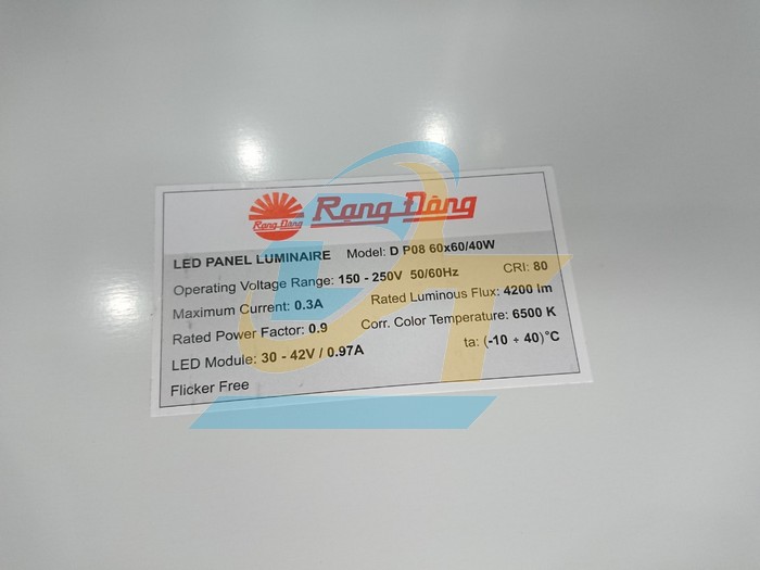 Đèn led panel D P08 60x60/40W Rạng Đông Rạng Đông RangDong | Giá rẻ nhất - Công Ty TNHH Thương Mại Dịch Vụ Đạt Tâm