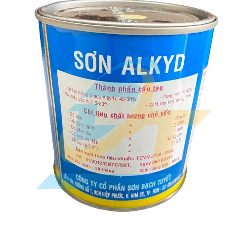 Sơn Alkyd (bóng)  Bạch Tuyết - Màu kem 551 (0.8kg)  BachTuyet | Giá rẻ nhất - Công Ty TNHH Thương Mại Dịch Vụ Đạt Tâm