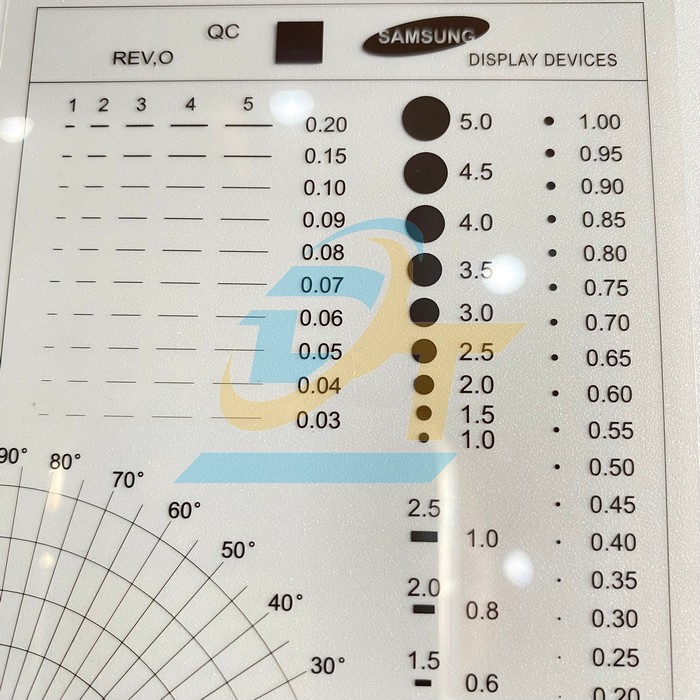Thẻ đo lường (Film gauge) trong suốt Samsung  Samsung | Giá rẻ nhất - Công Ty TNHH Thương Mại Dịch Vụ Đạt Tâm