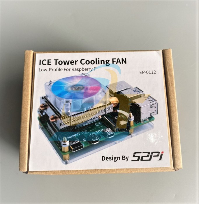 Firm Metal Case Raspberry Pi 4 kèm quạt ICE Tower Low-Profile  Raspberry | Giá rẻ nhất - Công Ty TNHH Thương Mại Dịch Vụ Đạt Tâm