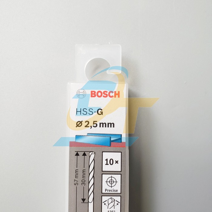 Mũi khoan sắt 2.5mm HSS-G Bosch 2608595053 2608595053 Bosch | Giá rẻ nhất - Công Ty TNHH Thương Mại Dịch Vụ Đạt Tâm