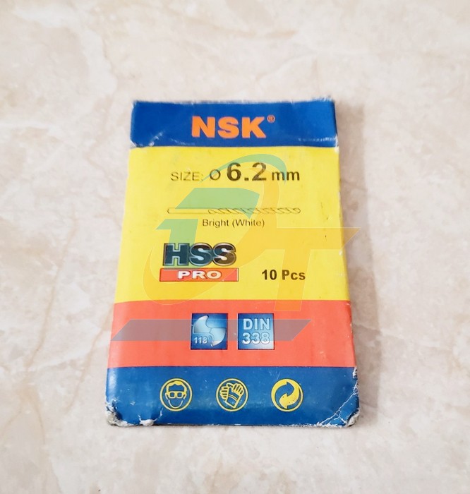 Mũi khoan sắt HSS NSK 6.2mm  NSK | Giá rẻ nhất - Công Ty TNHH Thương Mại Dịch Vụ Đạt Tâm