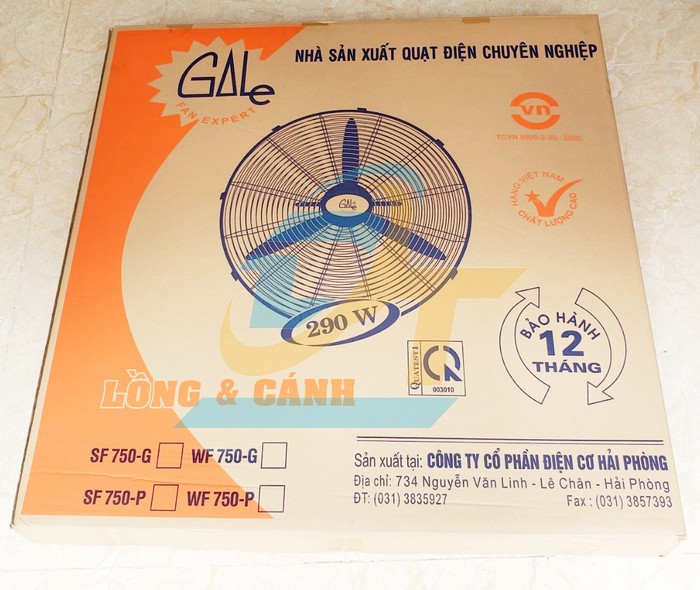 Quạt đứng công nghiệp Gale SF750-P SF750-P GALE | Giá rẻ nhất - Công Ty TNHH Thương Mại Dịch Vụ Đạt Tâm