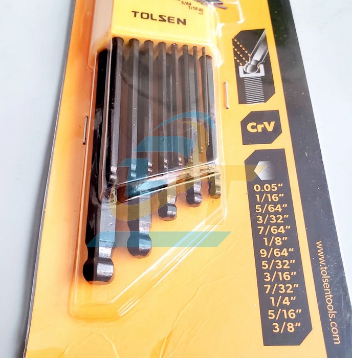 Bộ lục giác đầu bi 13 cây hệ inch Tolsen 20090 20090 Tolsen | Giá rẻ nhất - Công Ty TNHH Thương Mại Dịch Vụ Đạt Tâm