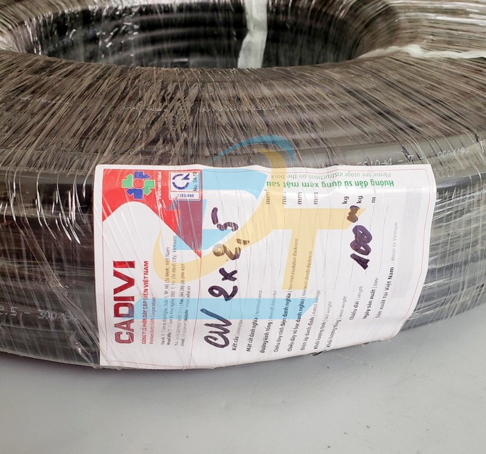 Dây cáp điện cadivi CVV 2x2.5 - 300/500V  Cadivi | Giá rẻ nhất - Công Ty TNHH Thương Mại Dịch Vụ Đạt Tâm