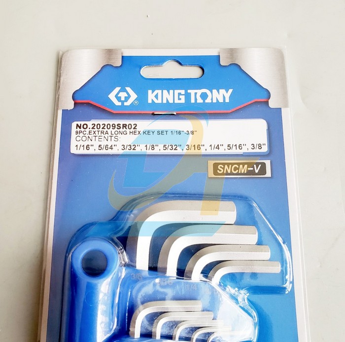 Bộ lục giác hệ inch 9 cây Kingtony 20209SR02 20209SR02 KingTony | Giá rẻ nhất - Công Ty TNHH Thương Mại Dịch Vụ Đạt Tâm