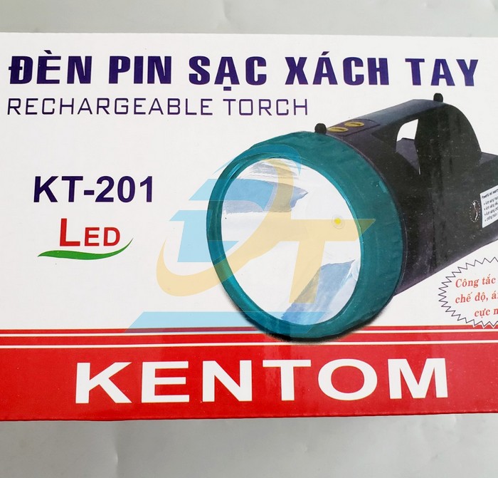 Đèn pin LED sạc cầm tay Kentom KT-201 KT-201 KENTOM | Giá rẻ nhất - Công Ty TNHH Thương Mại Dịch Vụ Đạt Tâm