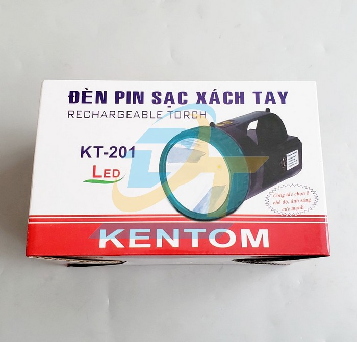 Đèn pin LED sạc cầm tay Kentom KT-201 KT-201 KENTOM | Giá rẻ nhất - Công Ty TNHH Thương Mại Dịch Vụ Đạt Tâm