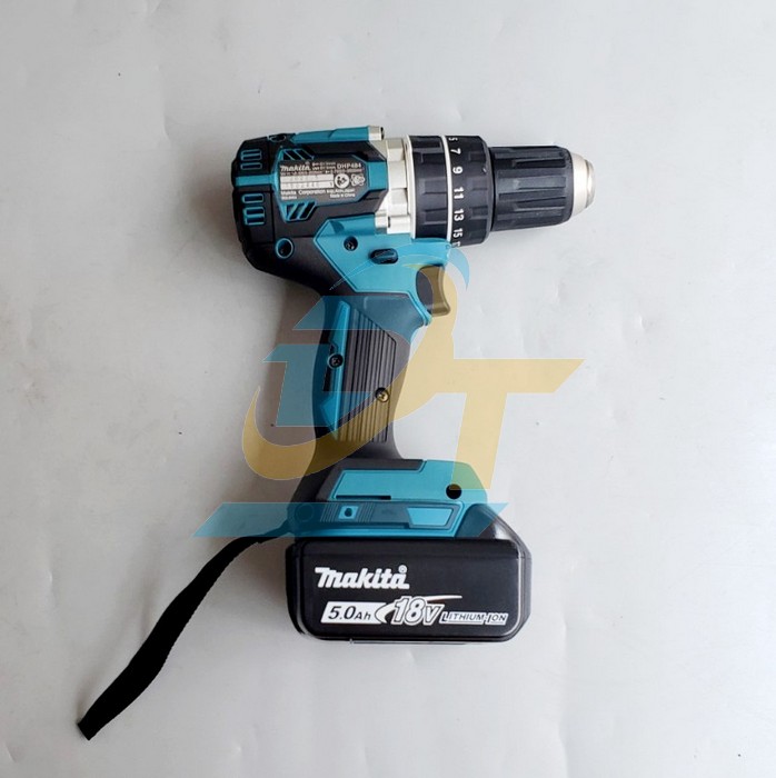 Máy khoan búa vặn vít dùng pin 18V Makita DHP484RTE (Kèm 2 Pin 5.0Ah + Sạc)  Makita | Giá rẻ nhất - Công Ty TNHH Thương Mại Dịch Vụ Đạt Tâm