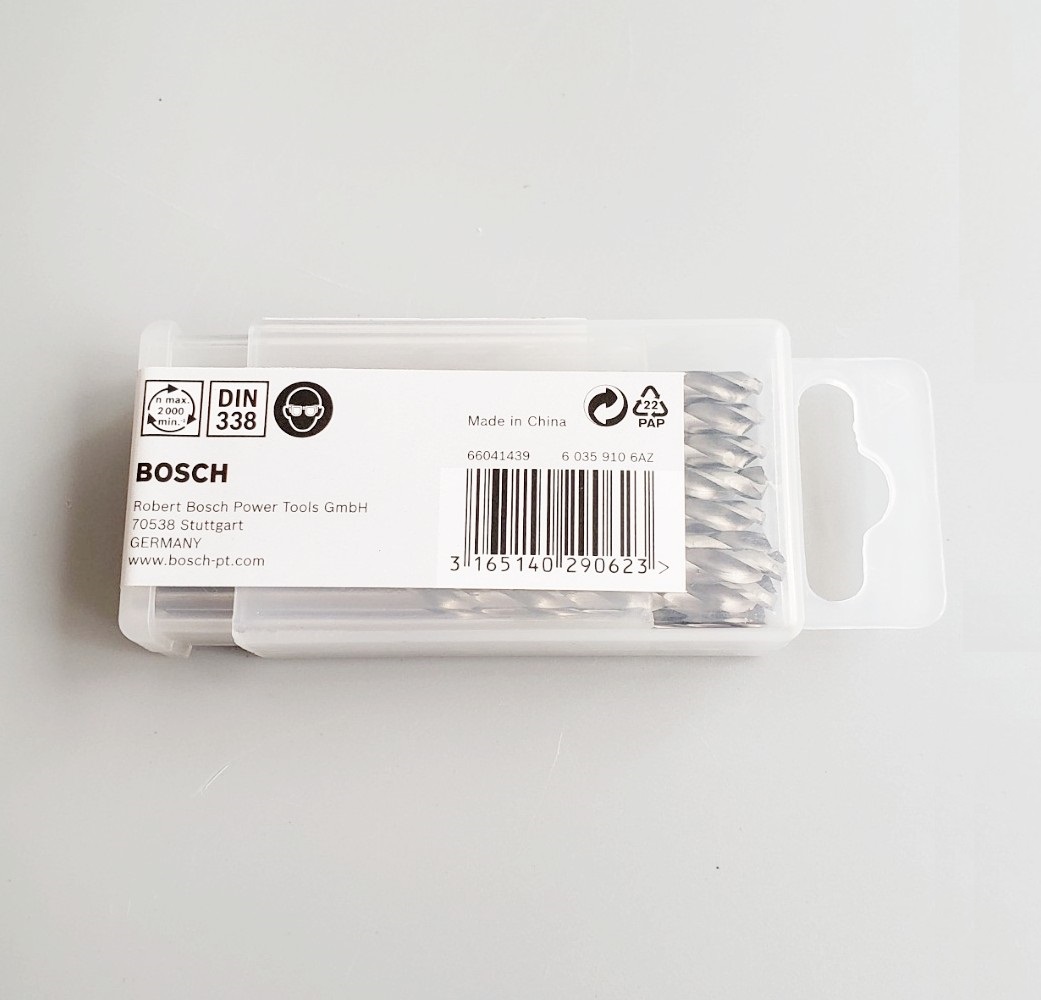 Mũi khoan sắt 5mm HSS-G Bosch 2608595062 2608595062 Bosch | Giá rẻ nhất - Công Ty TNHH Thương Mại Dịch Vụ Đạt Tâm