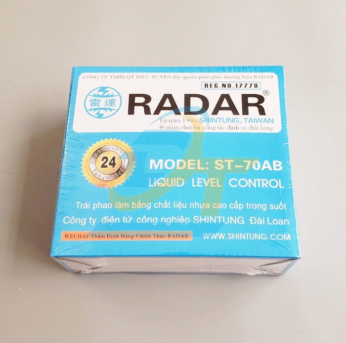 Công tắc điện phao nước Radar ST-70AB ST-70AB RADAR | Giá rẻ nhất - Công Ty TNHH Thương Mại Dịch Vụ Đạt Tâm