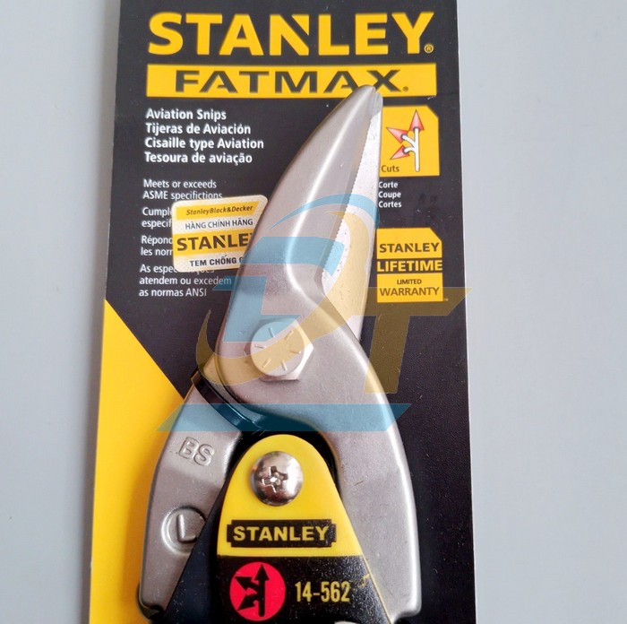 Kéo cắt tôn mũi cong trái 10" Stanley 14-562 14-562 Stanley | Giá rẻ nhất - Công Ty TNHH Thương Mại Dịch Vụ Đạt Tâm