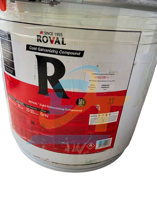 Sơn mạ kẽm lạnh Roval Cold Galvanizing Compound 96% (Thùng 25kg)  ROVAL | Giá rẻ nhất - Công Ty TNHH Thương Mại Dịch Vụ Đạt Tâm