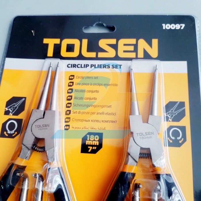 Bộ kìm phe 4 cây 7"/180mm Tolsen 10097 10097 Tolsen | Giá rẻ nhất - Công Ty TNHH Thương Mại Dịch Vụ Đạt Tâm