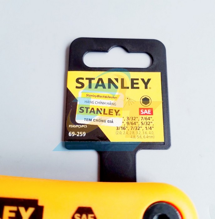 Bộ lục giác gập 9 chi tiết hệ inch 5/64-1/4" Stanley 69-259 69-259 Stanley | Giá rẻ nhất - Công Ty TNHH Thương Mại Dịch Vụ Đạt Tâm