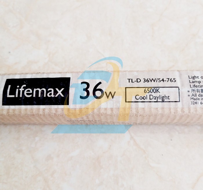 Bóng đèn huỳnh quang T8 Lifemax 1.2m 6500K Philips TL-D 36W/54-765 TL-D 36W/54-765 Philips | Giá rẻ nhất - Công Ty TNHH Thương Mại Dịch Vụ Đạt Tâm