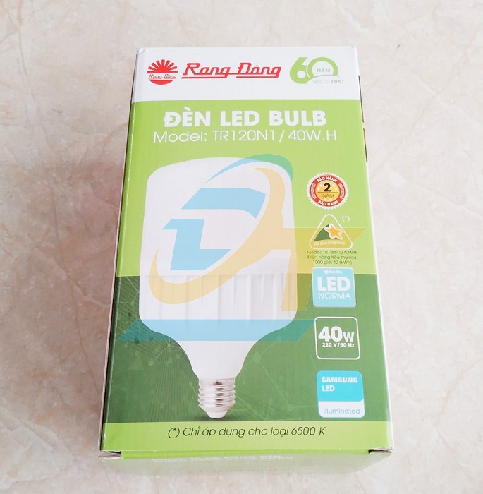 Bóng đèn Led bulb trụ 40W 6500K Rạng Đông TR120N1/40W.H TR120N1/40W.H RangDong | Giá rẻ nhất - Công Ty TNHH Thương Mại Dịch Vụ Đạt Tâm