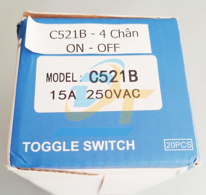 Công tắc gạt sắt On-Off 4 chân 2 vị trí C521B C521B CNTD | Giá rẻ nhất - Công Ty TNHH Thương Mại Dịch Vụ Đạt Tâm