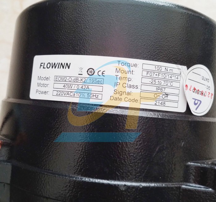 Van bướm động cơ điện AC220V DN100 ShinYi EOM2-0100 EOM2-0100 AC220V SHINYI | Giá rẻ nhất - Công Ty TNHH Thương Mại Dịch Vụ Đạt Tâm