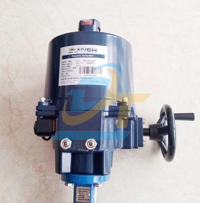 Van bướm động cơ điện DC24V DN100 ShinYi EOM2-0100 EOM2-0100 DC24V SHINYI | Giá rẻ nhất - Công Ty TNHH Thương Mại Dịch Vụ Đạt Tâm