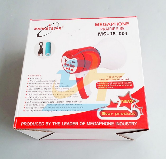 Loa phóng thanh cầm tay mini Megaphone MS-16-004 MS-16-004 MEGAPHONE | Giá rẻ nhất - Công Ty TNHH Thương Mại Dịch Vụ Đạt Tâm