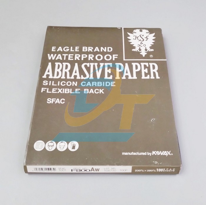 Giấy nhám nước 9x11" Kovax (Mã Lai) P800 P800 Kovax | Giá rẻ nhất - Công Ty TNHH Thương Mại Dịch Vụ Đạt Tâm